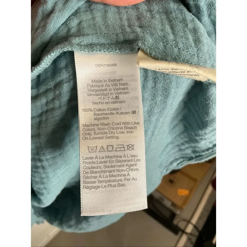 Madewell Ruffle Sleeve Easy Minidress | Green in Small
